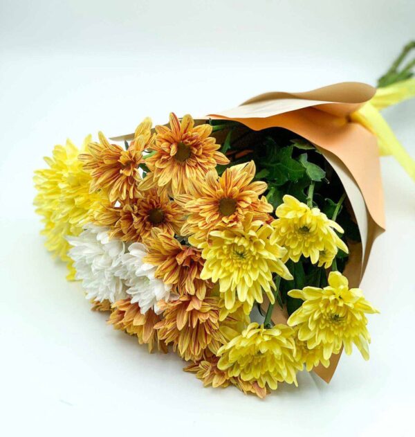 Buchet crizanteme Sunrise