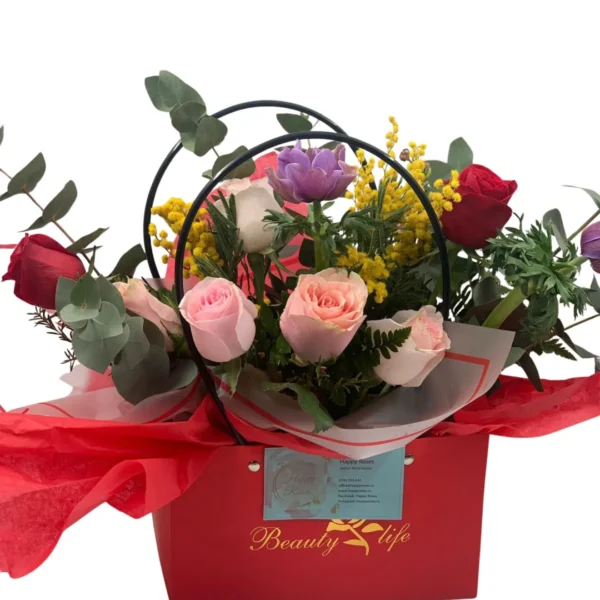 Aranjament floral mixt de primăvară