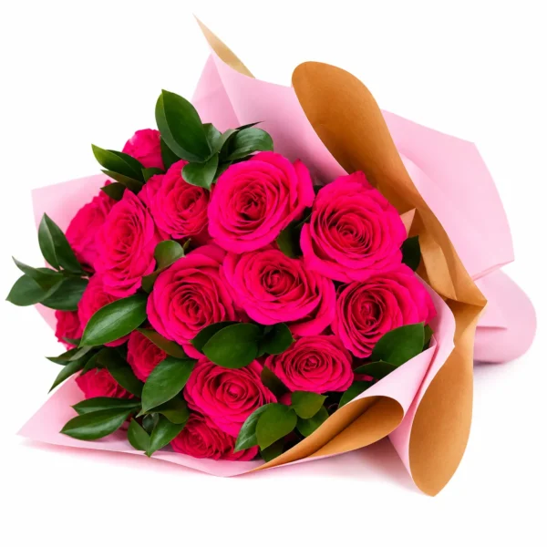 Buchet cu trandafiri Pink Harmony