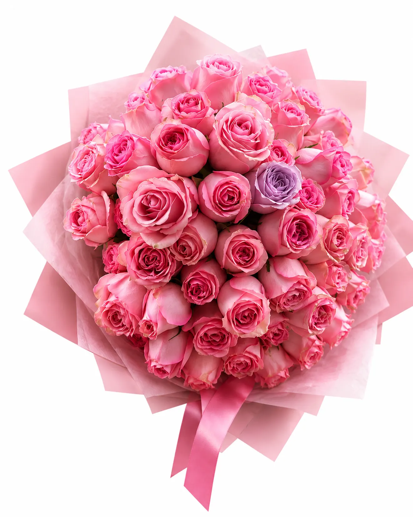 Buchet cu trandafiri Rosé Dreams