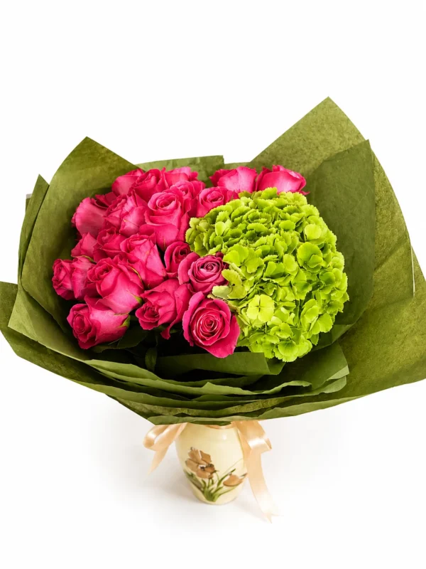 Buchet Velvet Contrast