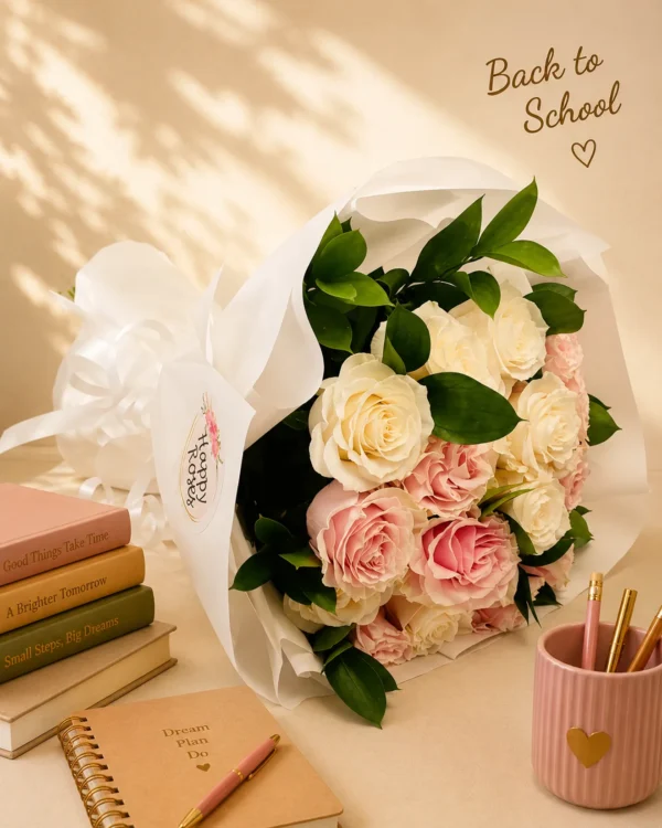 Buchet Pure Pink White Buchet Pure Pink White